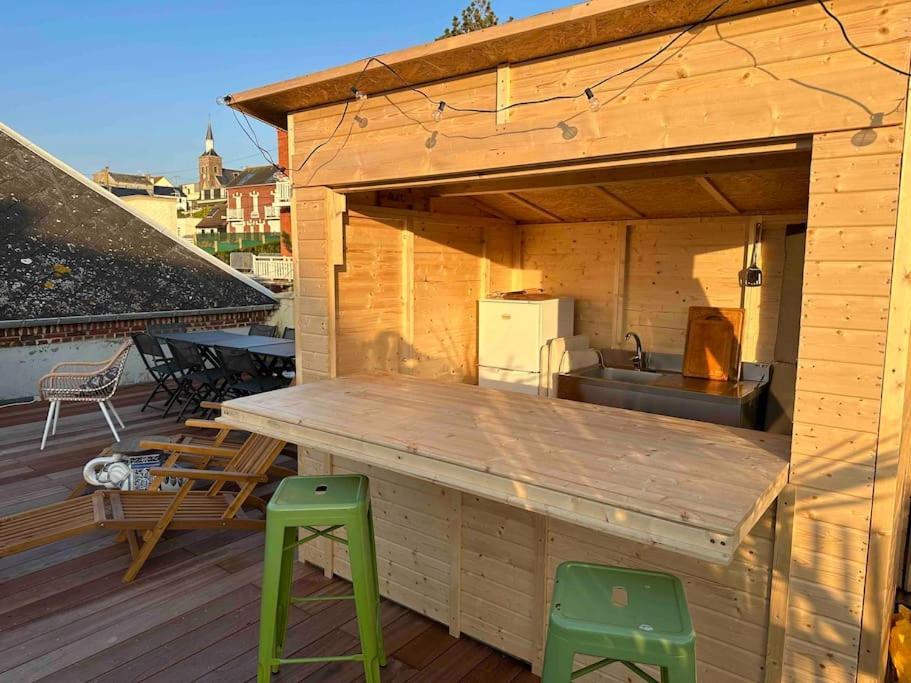 La Terrasse D'Ault Appartement Buitenkant foto